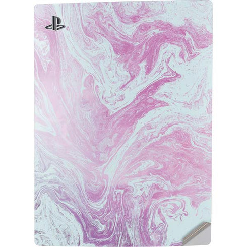 Blue and Purple Marble PS5 Digital Edition Console Skin